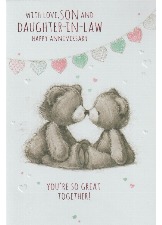 With Love, Son And Daughter-in-Law Happy Anniversary